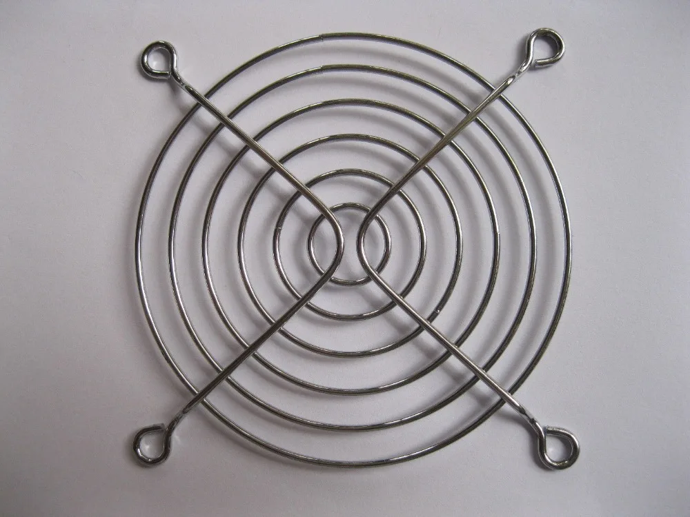 12 шт. DC вентилятор Гриль для защиты пальцев серебристый металл для 92x92 мм вентилятор