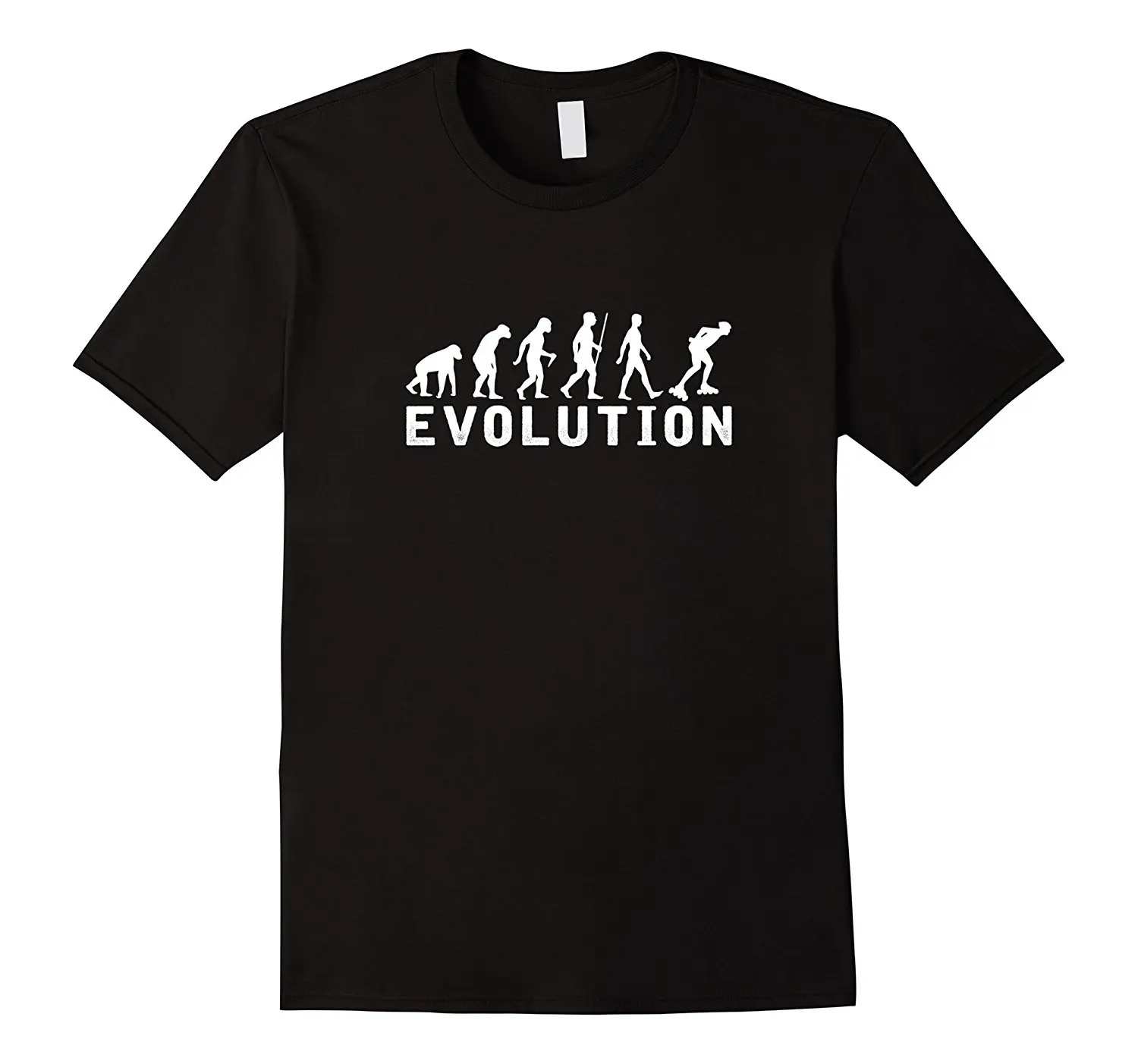 Male Roller Skates Evolution T-Shirt Cotton Loose Short Sleeve Mens Shirts T-Shirts Men Cool Tops T | Мужская одежда