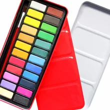 18/24 водонепроницаемого материала; Водонепроницаемая Цвет торт пигмент водонепроницаемого материала; Водонепроницаемая Цвет набор красок воды Цвет набор краски скетч-Бук поставки детского подарка