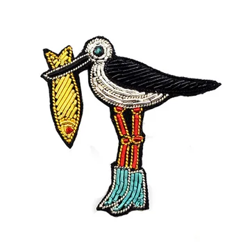 

Hand embroidery badge osprey rozet The metal wire section badges Fashion originality coins original