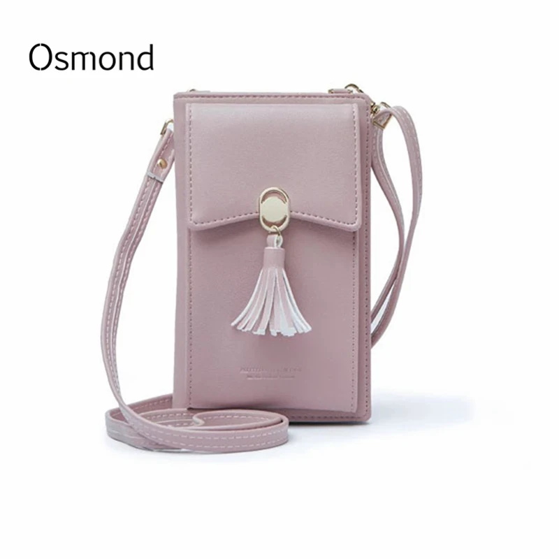 Pink Leather Mini Backpack Purse