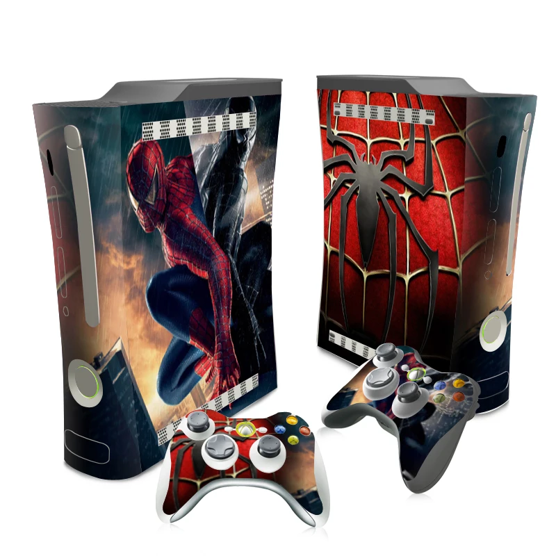 Free drop shipping cool skin sticker for Xbox 360 Console and Two