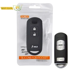 Силиконовый чехол автомобиль ключ для Mazda 3 SPEED3 CX-3 CX-5 CX-7 CX-9 2010- крышки Keyless дистанционная брелок куртка рукав протектор