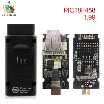 

OBD2 OPCOM V1.99 Support Flash Update OP COM OP-COM With PIC18F458 Firmware V1.95 A+Diagnostic Tool OPCOM
