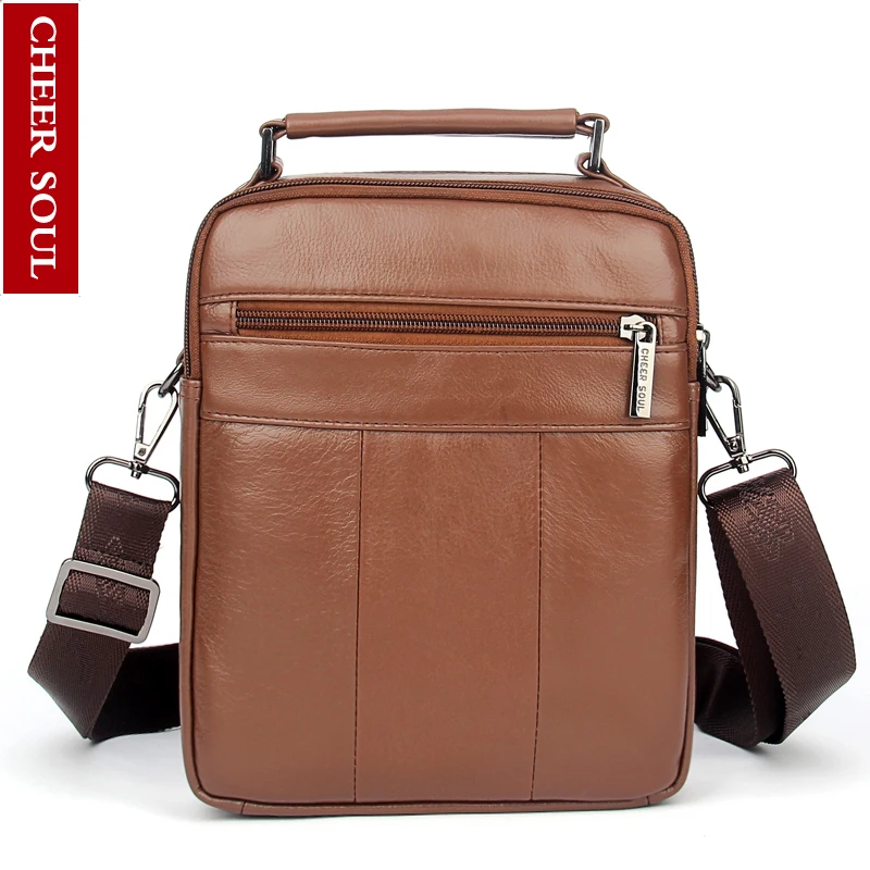 Cheer Soul стиль натуральная кожа сумка на плечо мужская сумка через плечо многофункциональная сумка для отдыха