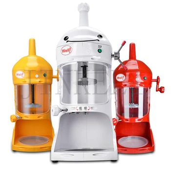 

Free ship 220v 90kg/h Tea Shop Sand Ice crusher Machine crushed ice block maker 350w Snowflake fancy ice shaking machine