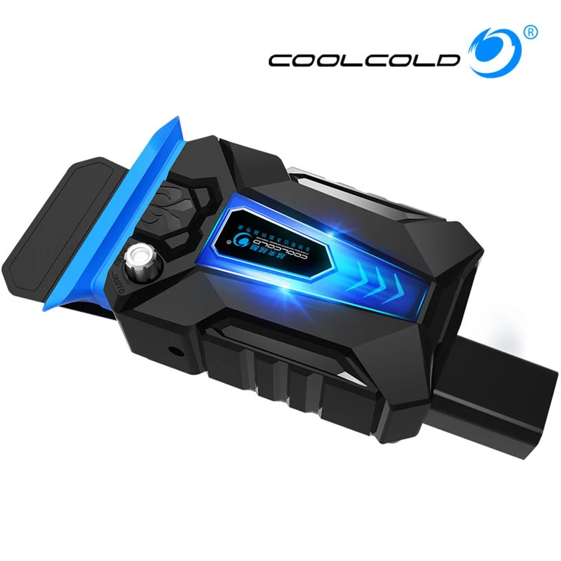 

COOLCOLD Portable Notebook Laptop Cooler USB Air External Extracting Cooling Pad Fan for Laptop Speed Adjustable for 15-17 Inch