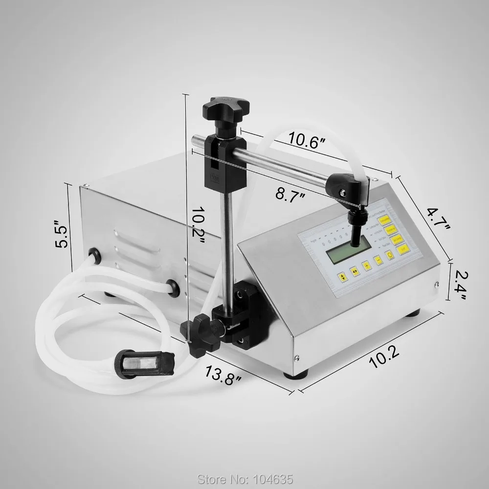 GFK 160 Digital Control Pump Drink Water Liquid Filling Machine Bottle Filling Machine Electric Filler Machine