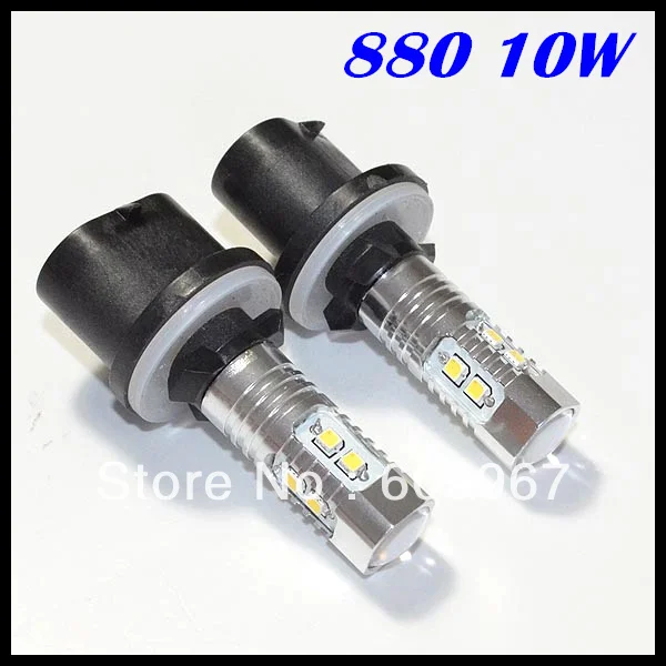 

Free Shipping!!! 881 880 10w High power projector 880 led car lamp samsung chip fog light headlight