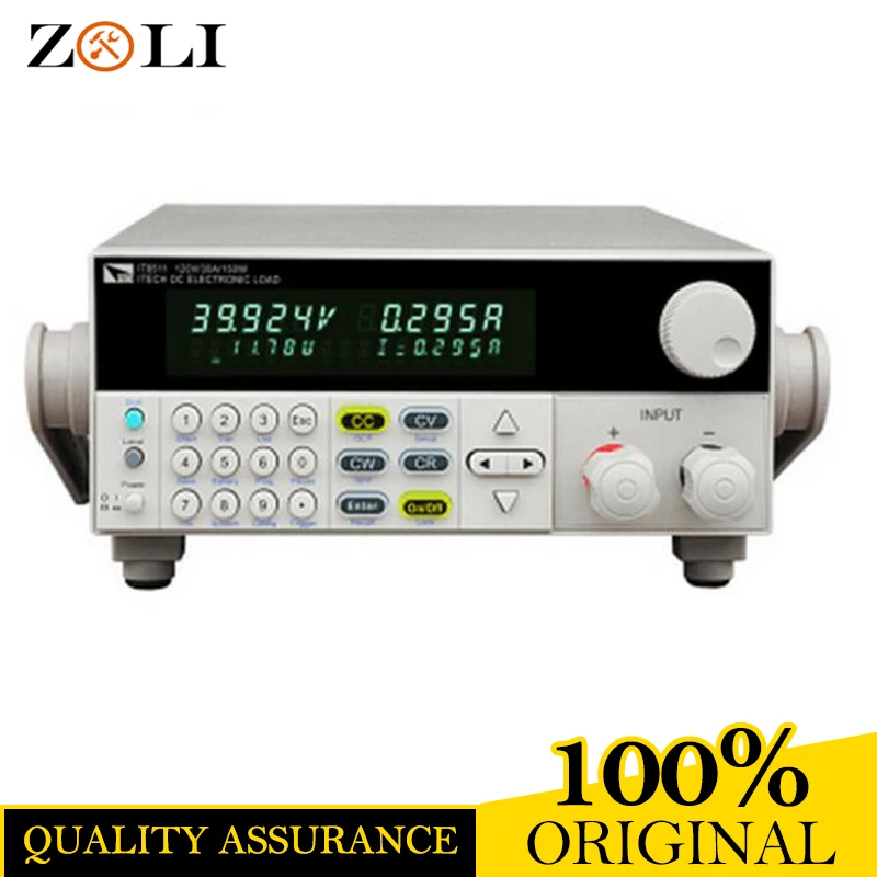 

IT8512C+ Single-Channel Programmable Electronic Load 120V/60A/300W ITECH IT8512C+ Programmable DC Electronic Load