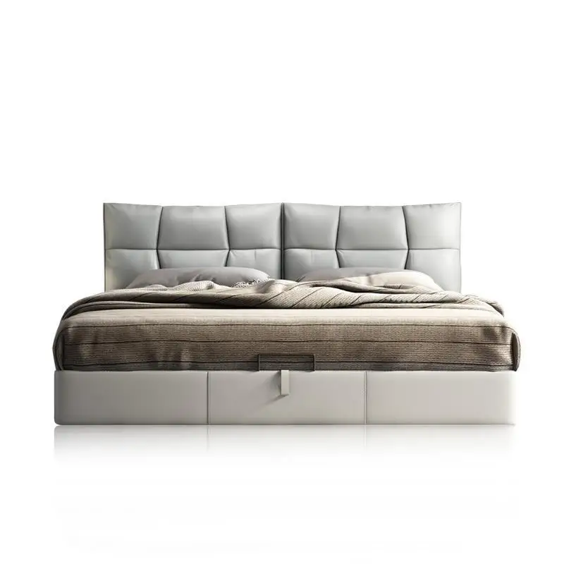 

Infantil Home Modern Mobili Per La Casa Mobilya Single Yatak Leather bedroom Furniture Mueble De Dormitorio Cama Moderna Bed