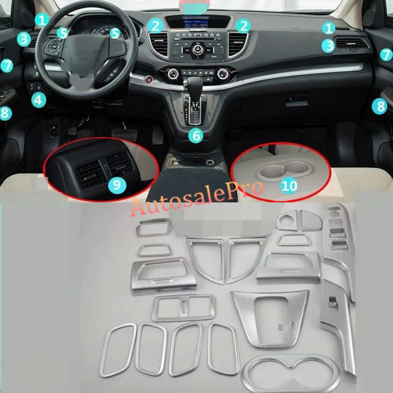 20 шт. подлокотники для автомобиля Honda CRV 2016|dashboard trim|honda dashboardinterior accessories |