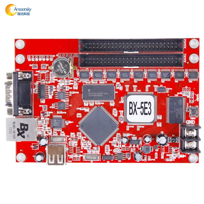 BX-5E3 ethernet последовательный usb порт onbon асинхронная Карта светодиодный цифровой контроллер