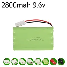 9,6 в 2800 мАч Ni-MH аккумулятор для RC дистанционного управления Controul игрушки автомобиль игрушка лодка игрушки пистолет Танк 8* AA 9,6 в батарея Группа