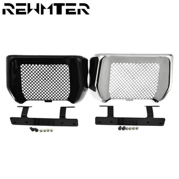 

Motorcycle New Oil Cooler Cooling Cover Case with Bracket For Harley Touring Road King Freewheeler FLHXS FLTRX FLHX 2017 2018