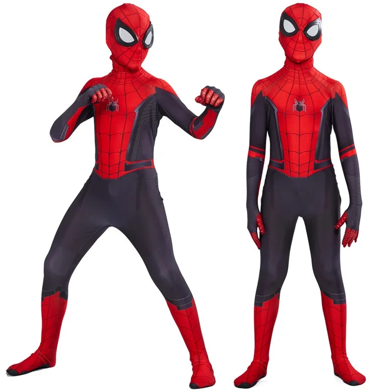 Spiderman Far From Home Spiderman Boys Child Fabric Superhero Costume Gloves