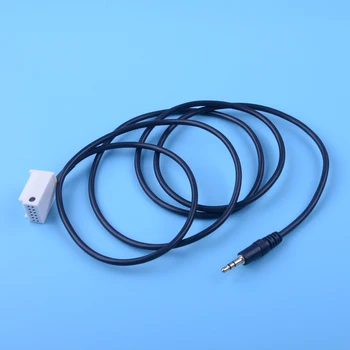 

DWCX New Stereo Car AUX Cable Connector 3.5MM Audio Adapter Fit for Peugeot 307 308 406 407 508