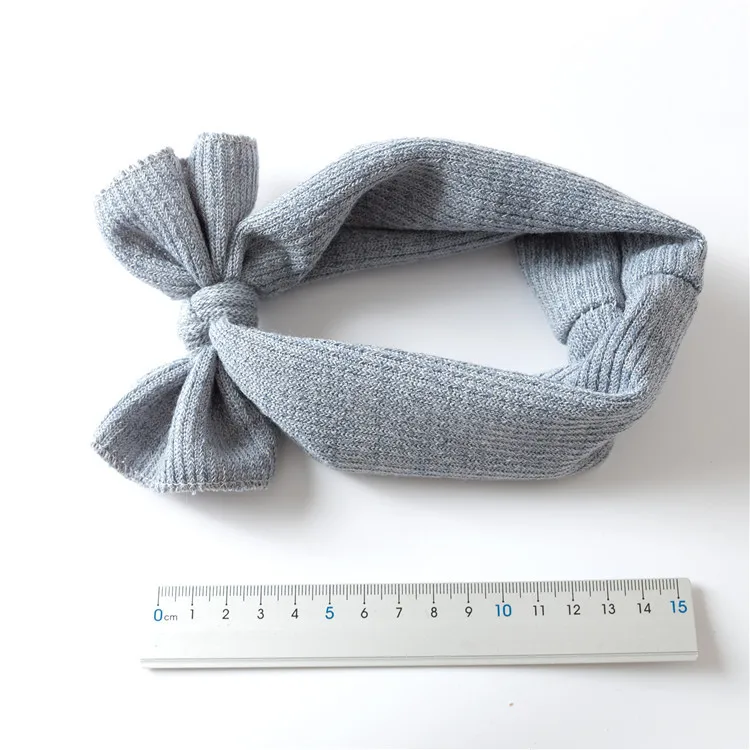 Baby turban headband girl kids Bowknot headband Hairband (9)