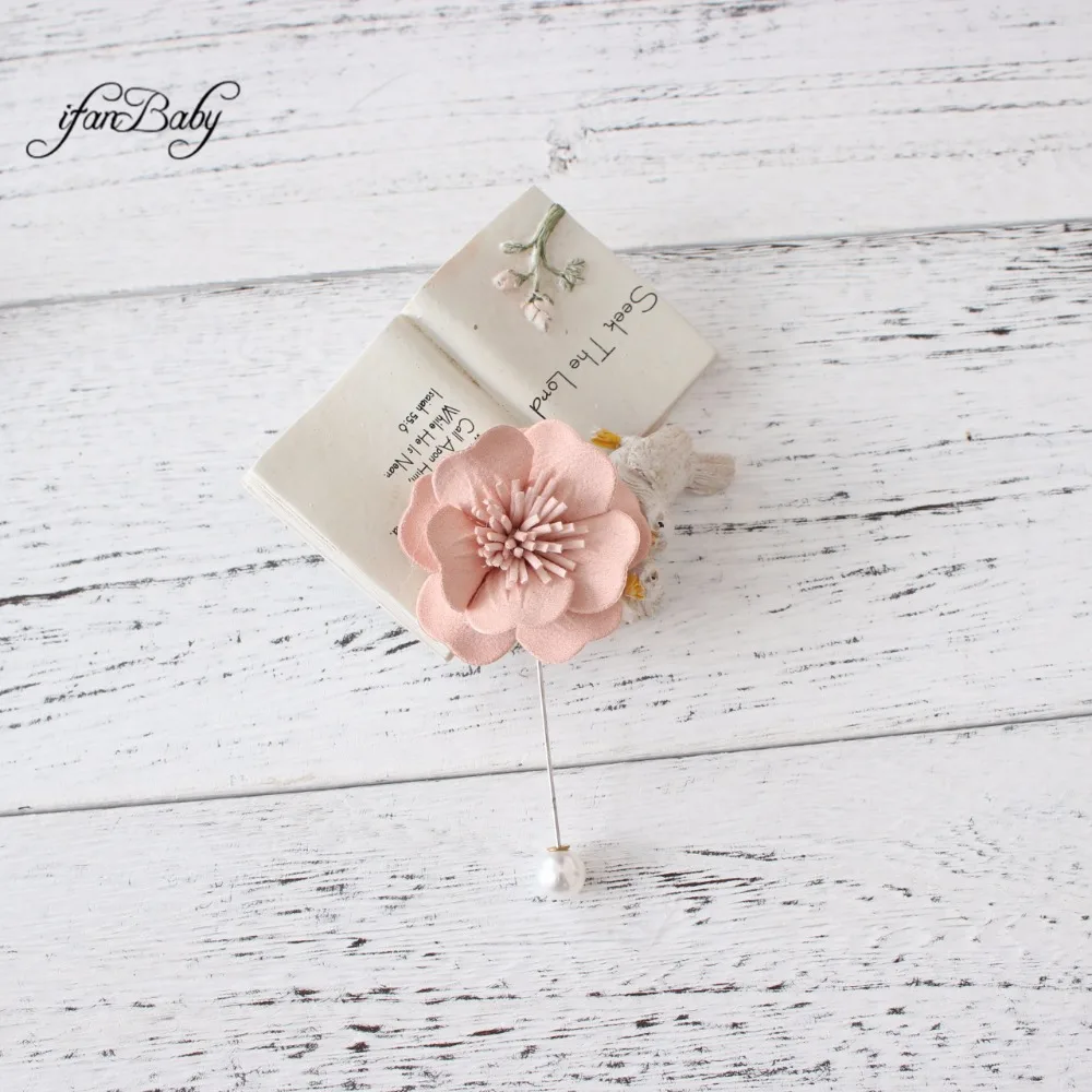 leather flower brooch 10