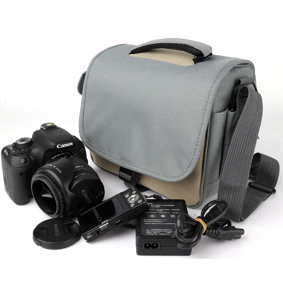 Bolsa de lona para cámara funda para lente para Sony alpha A7 ii iii A7R A77 A7R II A9 A99 A58 A57 HX350 Sony|Bolsos cámara/vídeo| - AliExpress