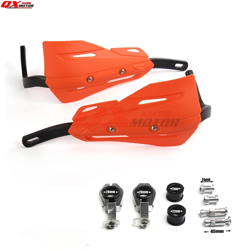 Дешево Мотоцикл Handguard рука гвардии для klx РМЗ CRF YZF KTM SX EXC XCW SMR Байк вездеходы мотокросс эндуро