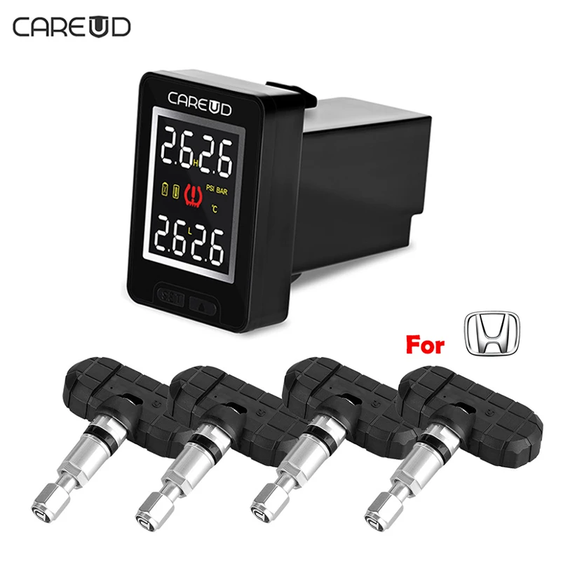 CAREUD TPMS U912 For Honda Car Tire Pressure Sensor 4 Internal Sensors