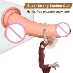 7,5 дюймов огромный фаллоимитатор петух Whopper большая реалистичная форма с присоской для мастурбации игрушки для взрослых секс товары для