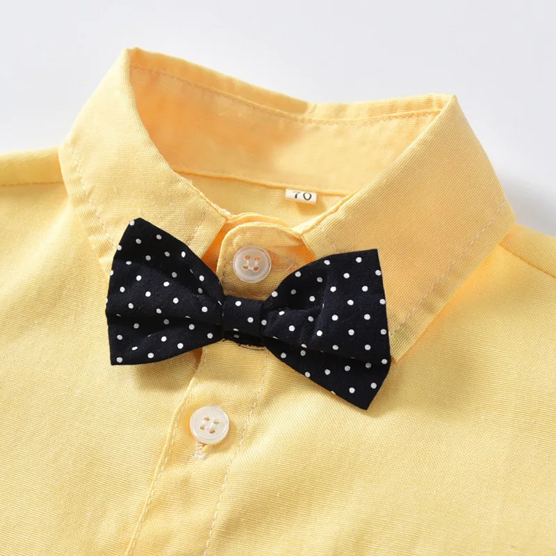 Весенне-осенний комплект одежды для мальчиков; костюмы джентльмена для мальчиков; комбинезон с длинными рукавами; боди с галстуком-бабочкой+ брюки на подтяжках; одежда для детей
