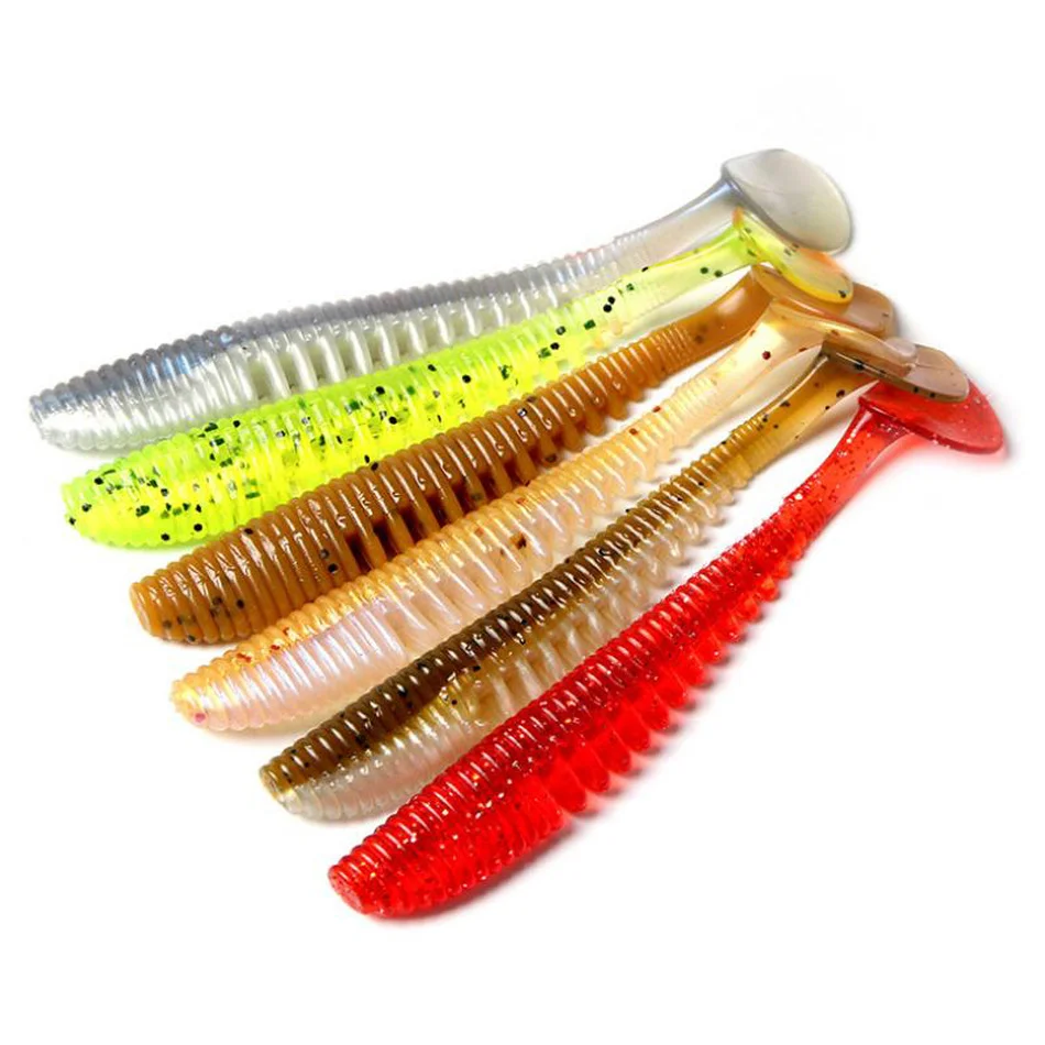 

Soft Fishing Lures 11cm 5g Artificial Baits Wobblers Soft Lures Shad Carp Silicone Fishing Soft Baits Tackle