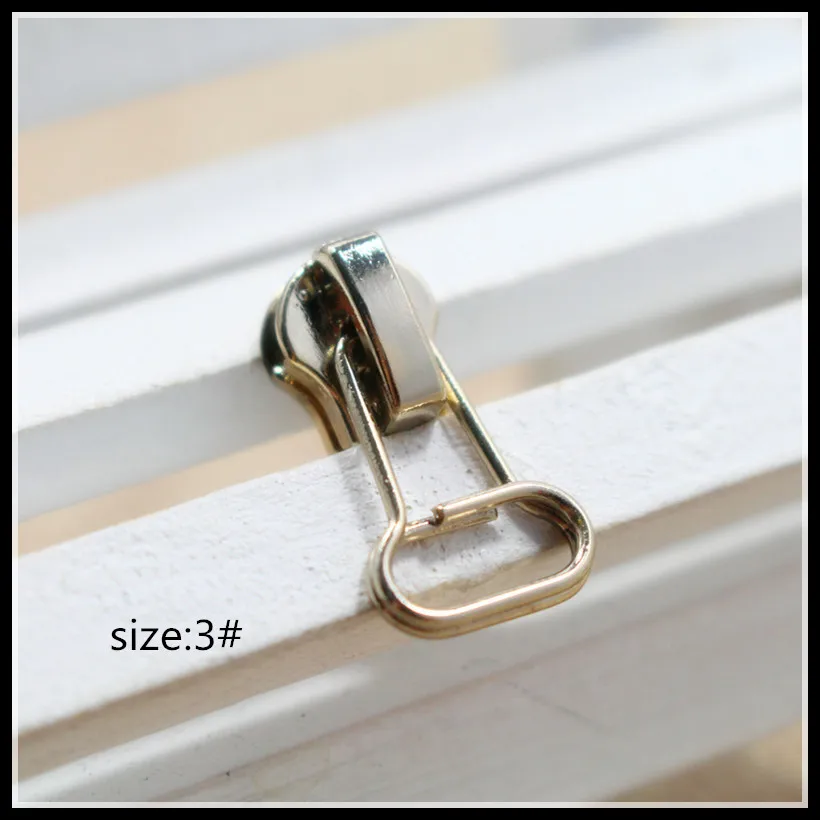 3 Wholesale 10pcs Zipper Sliders Metal Zipper Pulls zipper Head For