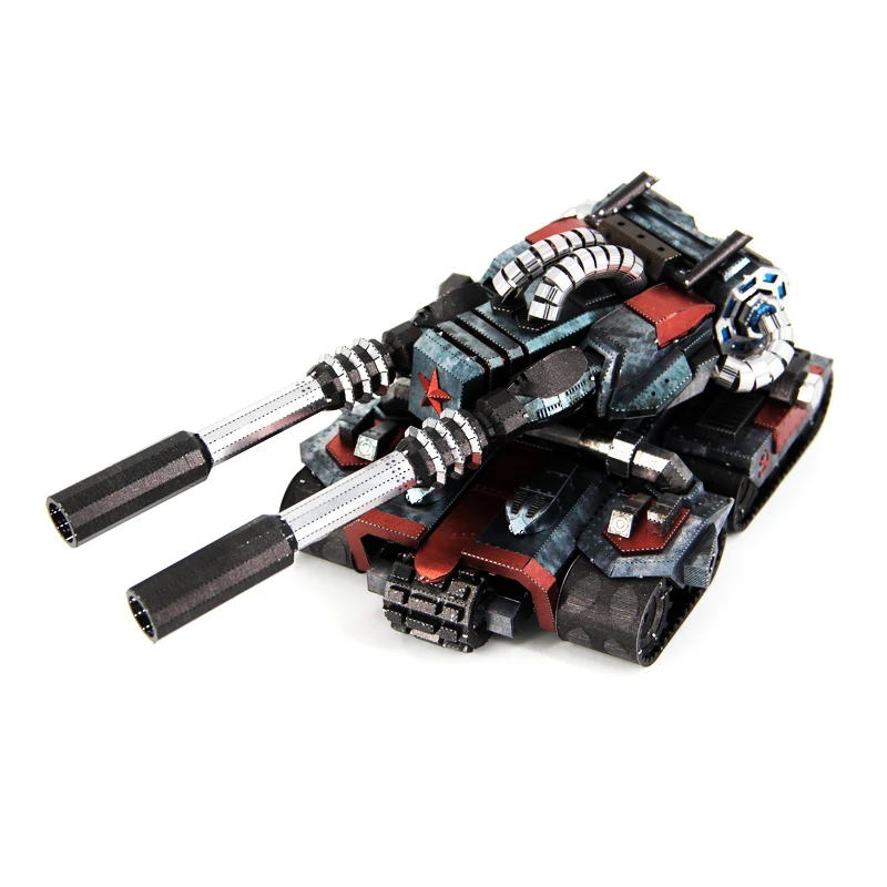 Colorf Apocalypse Tank Fun 3d Металл Diy набор миниатюрных моделей головоломки игрушки Детские хобби для мальчиков сплайсинг строительство