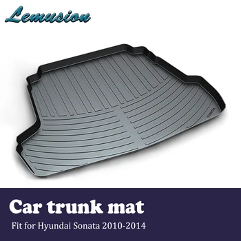 

1Set Car Cargo rear trunk mat For Hyundai Sonata 2010 2011 2012 2013 2014 Boot Liner Tray Waterproof Anti-slip mat Accessories