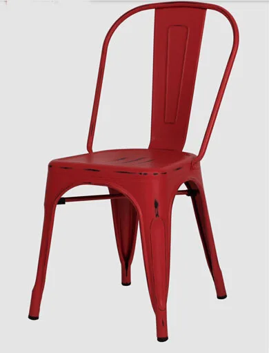 Free Shipping Red Vintage Side Chair