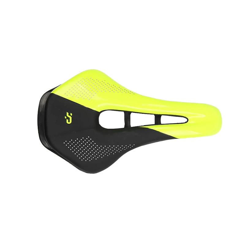 black-green Велосипедное седло MTB седло дорога Горный город Подушка сиденье велосипед Sillin полый Широкий удобный Bicicleta Запчасти для велосипедов - Цвет: black-green