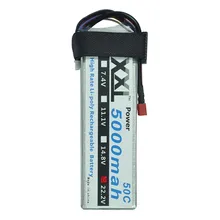 XXL New 22.2V 5000mah 50C RC Lipo Battery For Helicopters RC Models Airplanes Quadcopter DJI Drones