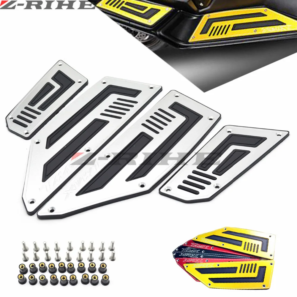 Moto Anteriore posteriore Poggiapiedi footpeg Poggiapiedi Pad per Yamaha TMAX T-max 530 2012-2016