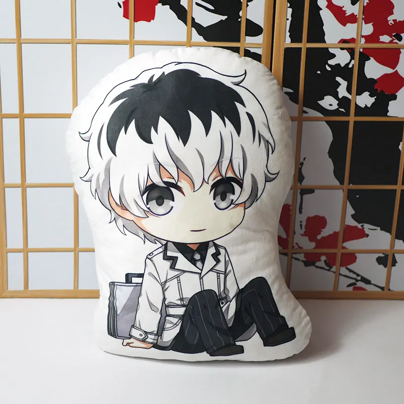Tokyo Ghoul Подушка Игрушка Аниме Kaneki Кен короткая плюшевая Мягкая кукла Двусторонняя