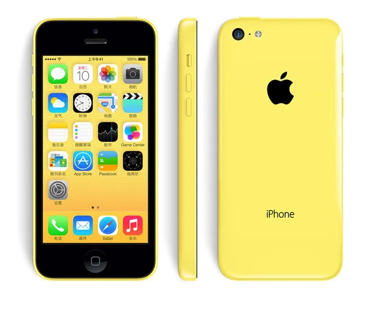 Used Original Apple iPhone 5C Unlocked Dual Core Cell Phone 8GB/16GB/32GB ROM WCDMA 3G Used Phone cheap apple cell phones