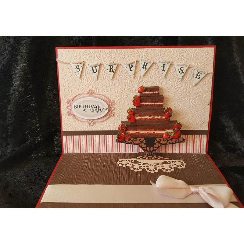 

Birthday Cake Layers Metal Cutting Dies For DIY Scrapbooking Embossing Papers Cards Making Decorative Crafts Supplies New 2019
