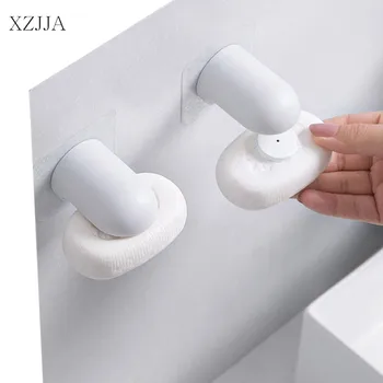 

XZJJA Magnetic Soap Holder Bathroom Self-adhesive Wall Hanging Soap Dispenser Kitchen Sink Soap Holder Bathroom Accessories