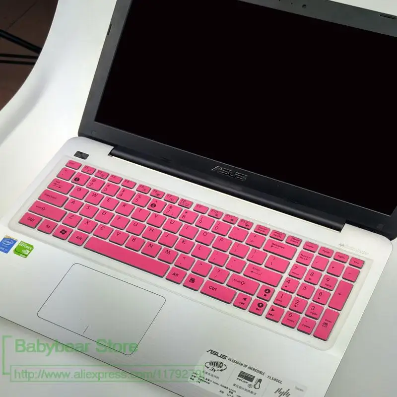 17.3 inch Notebook Keyboard Cover Protector for ASUS GL702 GL702ZC GL702vm GL702v GL702vi gl702vsk ZX70 K751 A751 FX71 Pro S - Цвет: pink