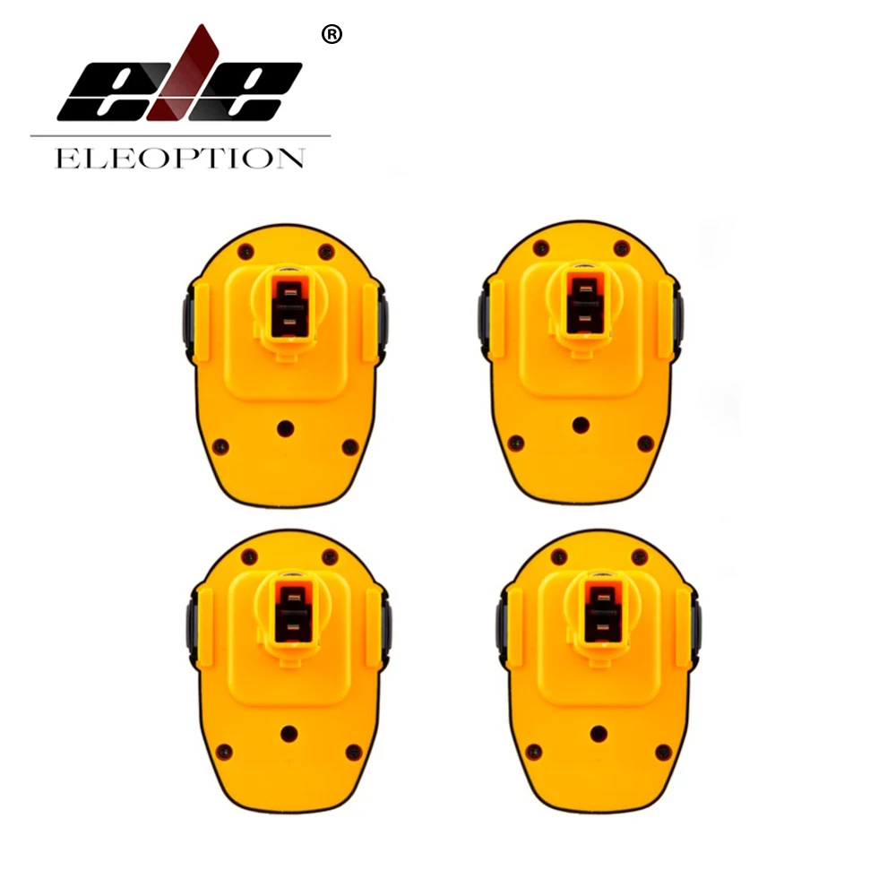 

ELEOPTION 4PCS 18V 3.0Ah 3000mah Ni-MH Battery For Dewalt DC9096 DE9095 DW9095 DE9095 3000MAH Cordless Drill Free Shipping