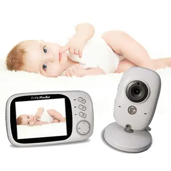 

VB603 2.4GHz 3.2inch LCD Display Wireless Baby Monitor Video with Night Vision Temperature Monitoring Baby Phone Audio Monitor