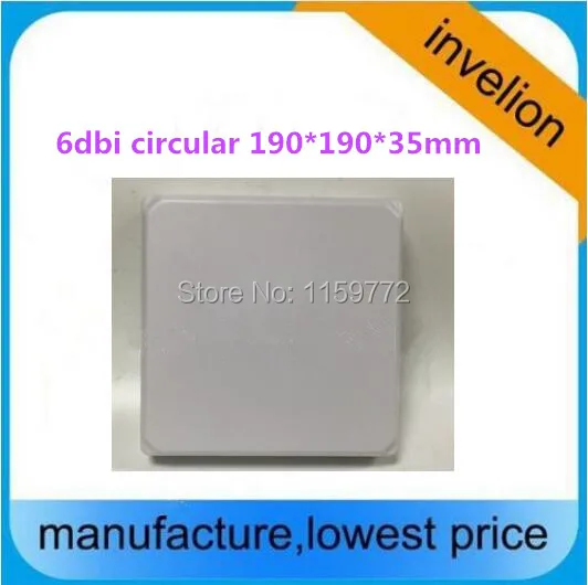 

5.5dbi mini UHF rfid antenna 865-868mhz / 902-928mhz passive circular polarization SMA for forklift warehouse asset management