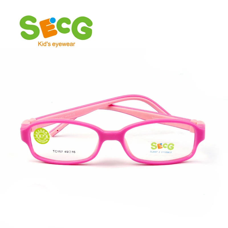 SECG TR90 Ультралегкая мягкая гибкая безопасная детская рамка Lunettes De Vue Enfan Рамка для