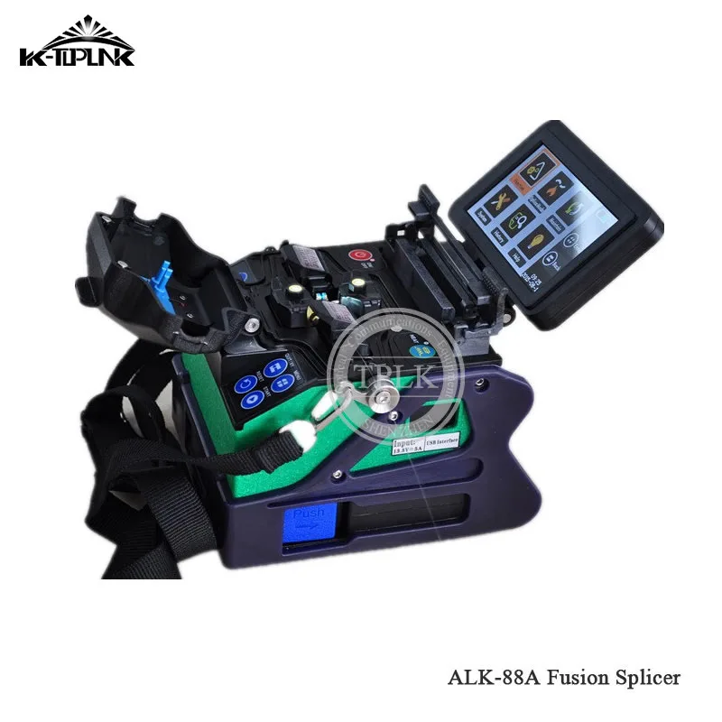 

ALK-88A FTTH Fiber Optic Splicing Machine Fusion Splicer ALK-88A Optical Fiber welding machine Free shipping High performance