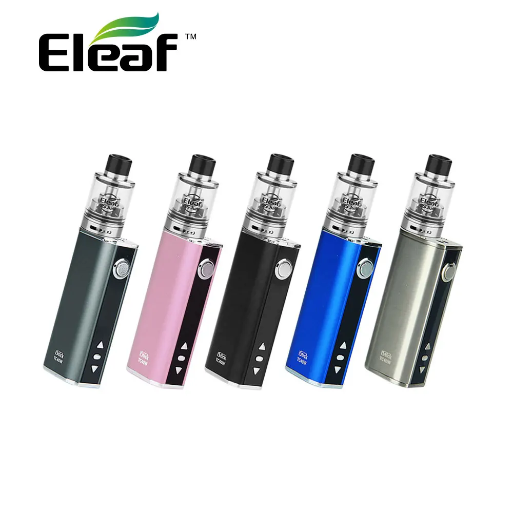 

40W Eleaf iStick TC Kit with 2ml Eleaf GS Juni Atomizer & 2600mAh Battery Bottom Fill Electronic Cigarette Vs 50W Eleaf iStick