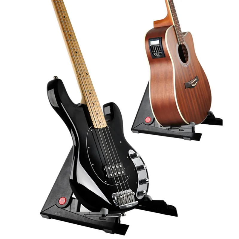 AROMA Aluminium Alloy Guitar Stand Foldable Removable Musical