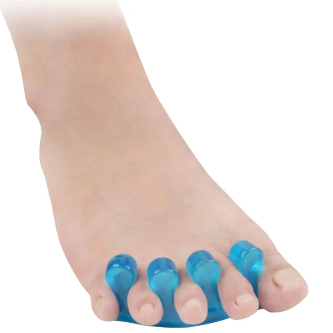 

Bog Toe Valgus Protector Big Toe Corrector Silicone Gel 3 Holes Toe Separator Bunion Adjuster Hallux Valgus Guard Foot Care 2Pcs