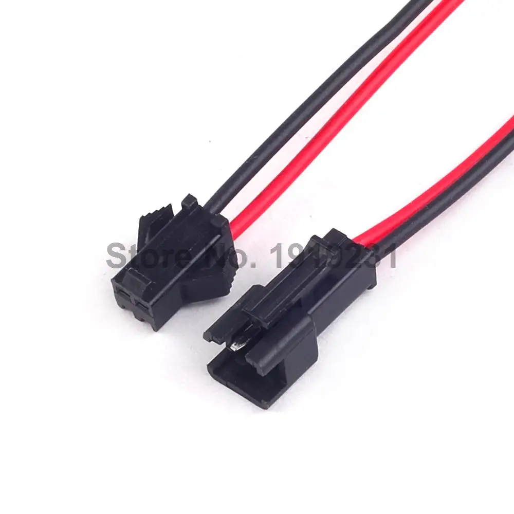 20 пар 2pin JST SM-2P разъем 15 см провода один Цвет SMD 5050 3528 3014 5630 Светодиодные ленты полосы 2Pin разъем кабель 2